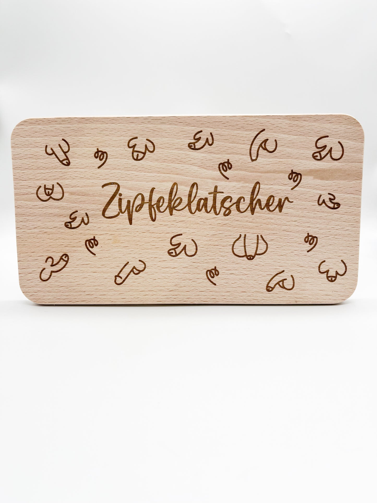 Brotzeitbrettl "Zipfeklatscher"